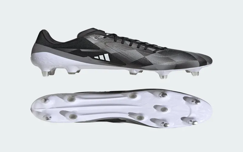 adidas Adizero RS15 Ultimate SG Rugby Core Black White Grey (JQ2346)