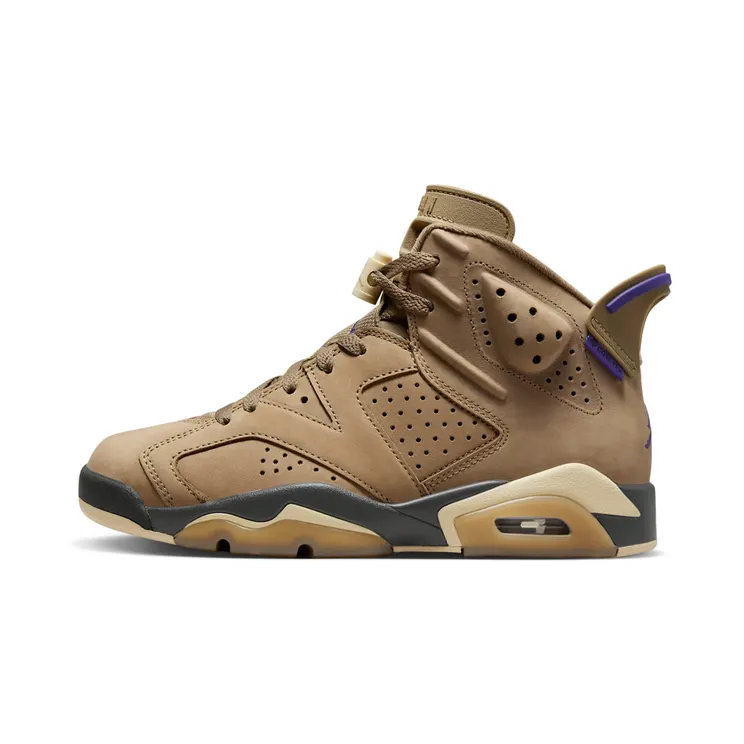 Air Jordan 6 GORE-TEX ‘Brown Kelp’ “Brown Kelp / Shadow Brown / Court Purple / Team Gold” (FD1643-300)