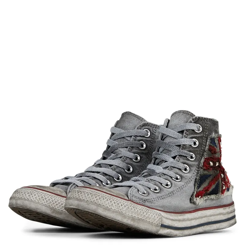 Converse Distressed UK Flag Chuck Taylor All Star High Top (167388C)