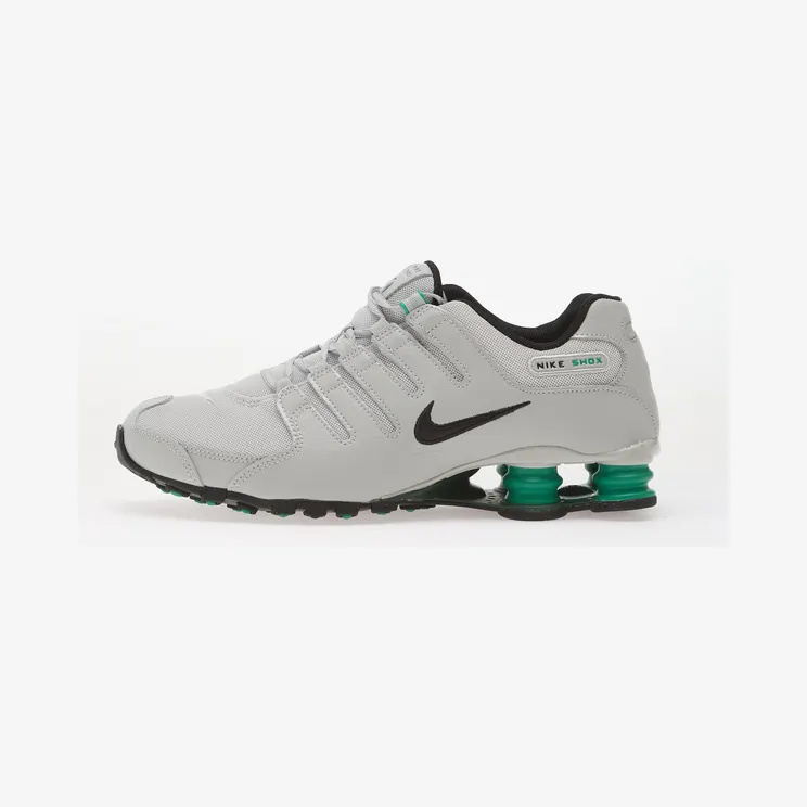 Nike Shox NZ Grey Fog Stadium Green Black