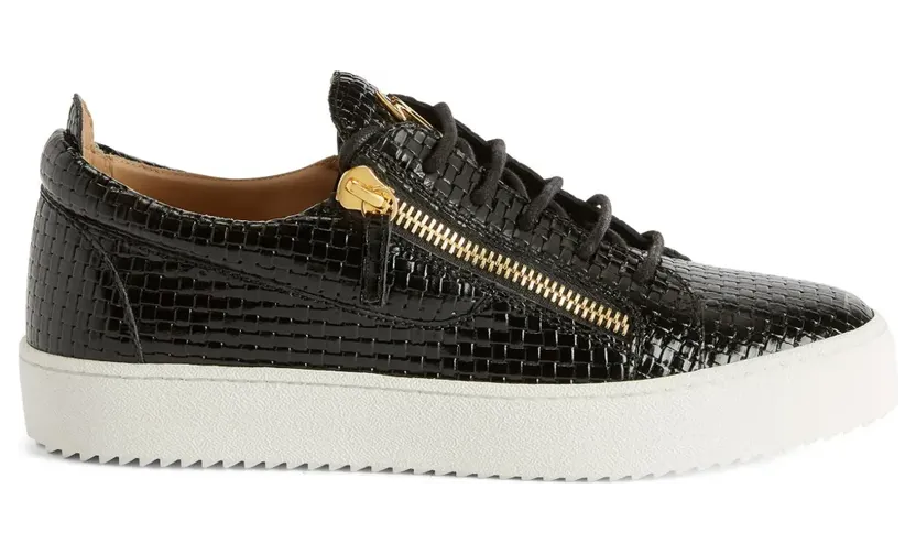 Giuseppe Zanotti Frankie Sneakers mit doppeltem Reißverschluss – Schwarz (RM40007002)