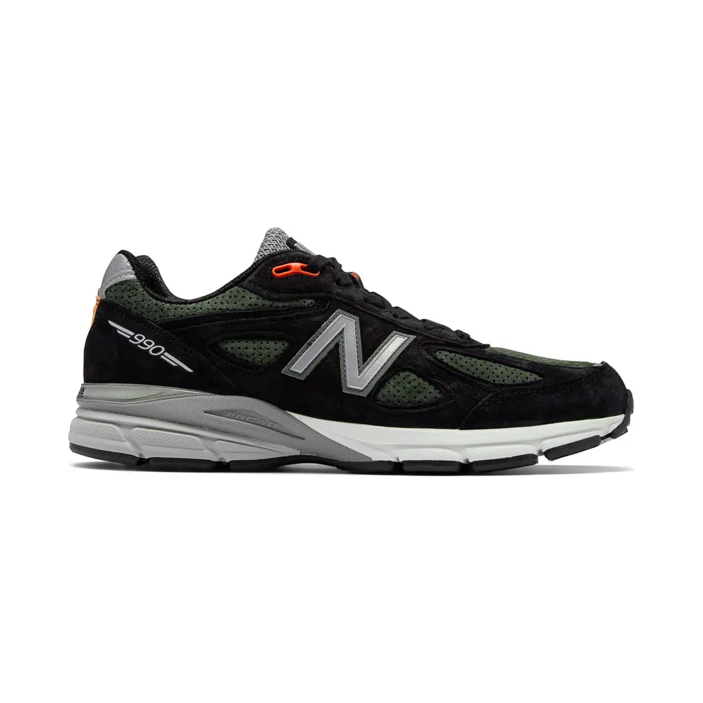 New Balance 990v4 Black Olive Orange (M990MB4)