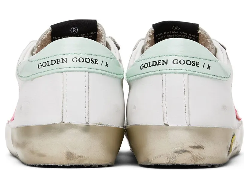 Golden Goose Kids White & Pink Superstar Classic Sneakers (GYF00101.F002835.10977) (2)