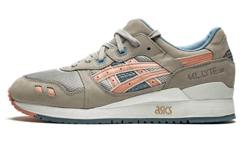 Asics Ronnie Fieg x Gel Lyte 3 ‘Flamingo’ Grey/Salmon (H30CK-1162)
