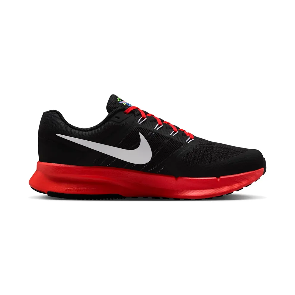 Nike Run Swift 3 Black Bright Crimson White (IB7461-001)