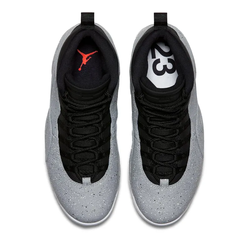 Jordan 10 Retro Light Smoke Grey Light Smoke Grey/Black-University Red-White (310805-062)