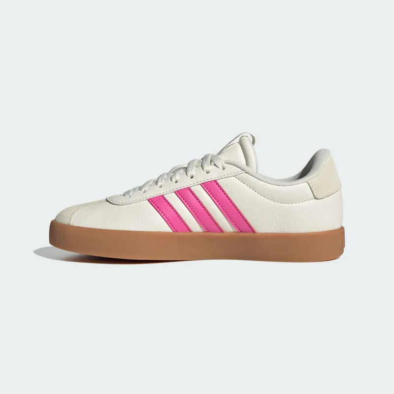Adidas VL Court 3.0 Core White / Pulse Magenta / Gold Metallic (JP5347)