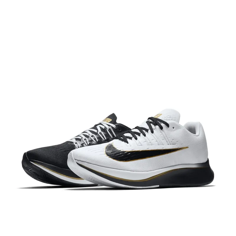 Nike Zoom Fly Mismatched Black/White-Metallic Gold (880848-006)