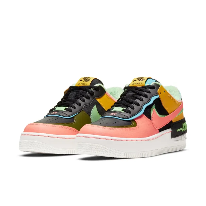 Nike Air Force 1 Shadow Solar Flare Atomic Pink (W) Solar Flare/Atomic Pink-Baltic Blue (CT1985-700)