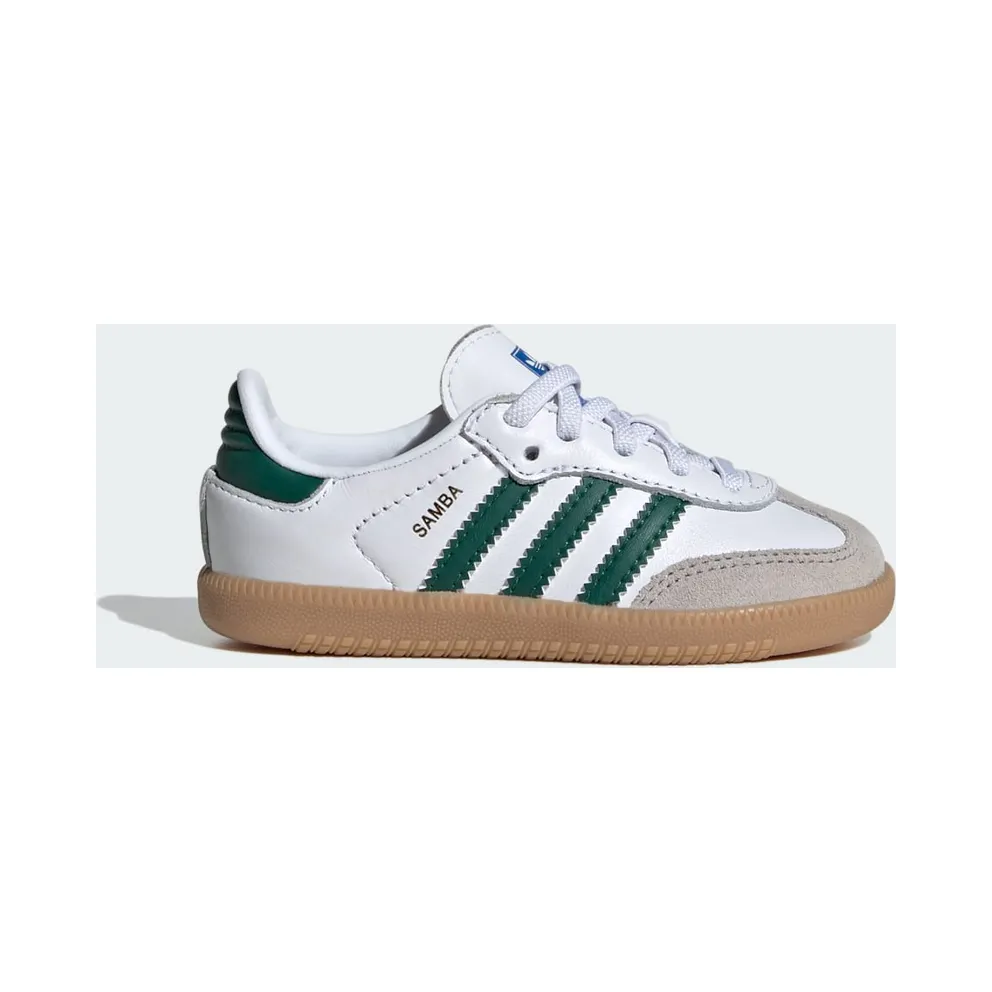 adidas Samba OG Kids Cloud White / Collegiate Green / Gum (IE1337)