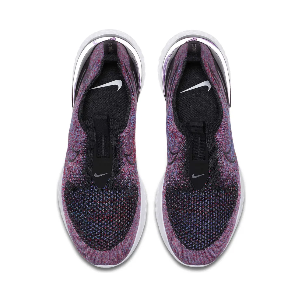 Nike Epic Phantom React Flyknit Black University Red Hyper Jade (W) Black/Black-University Red-Hyper Jade-Sapphire (BV0415-002)