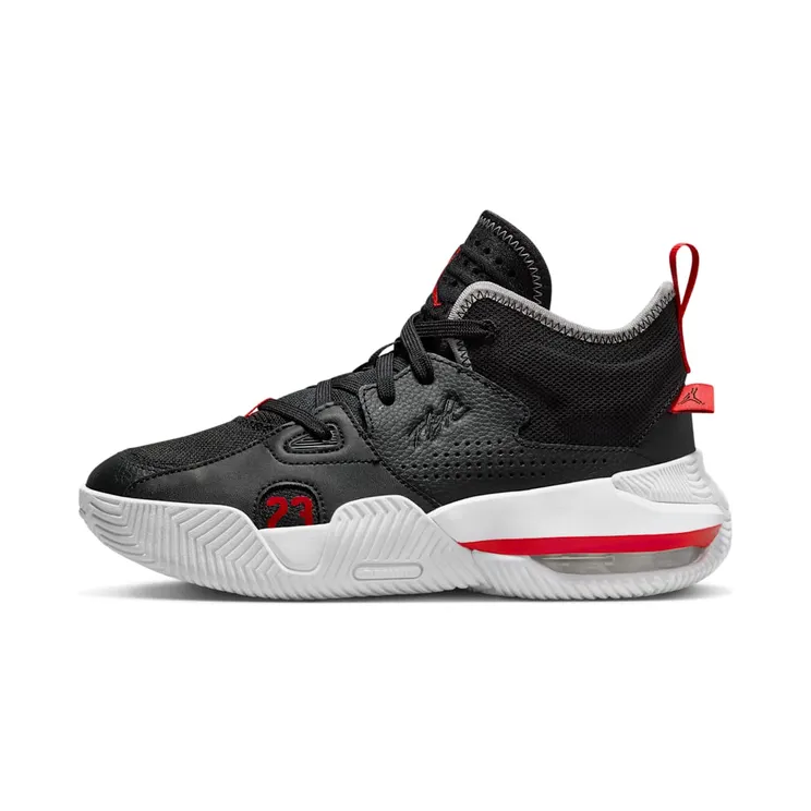 Air Jordan STAY LOYAL 2 BRED “Black / University Red / Wolf Grey / White” (DQ8398-006)