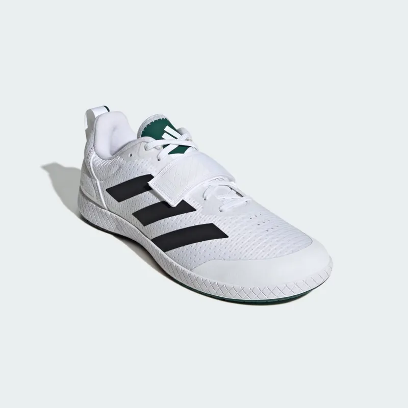 Adidas The Total Weightlifting Shoes Cloud White / Core Black / Collegiate Green (IH8241)