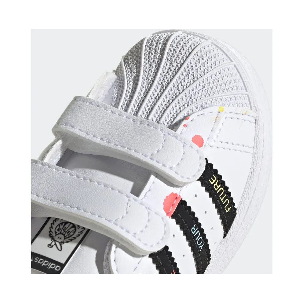 adidas x Kevin Lyons Superstar Cloud White / Core Black / Radiant Aqua (H05269)