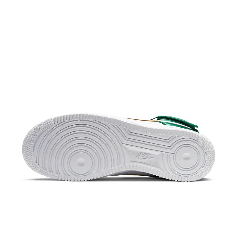 Nike Air Force 1 High NBA Celtics White/Green/Gold (BQ4591-100)