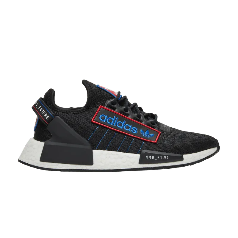 adidas NMD R1 V2 Black Logo Patch (GX6266)