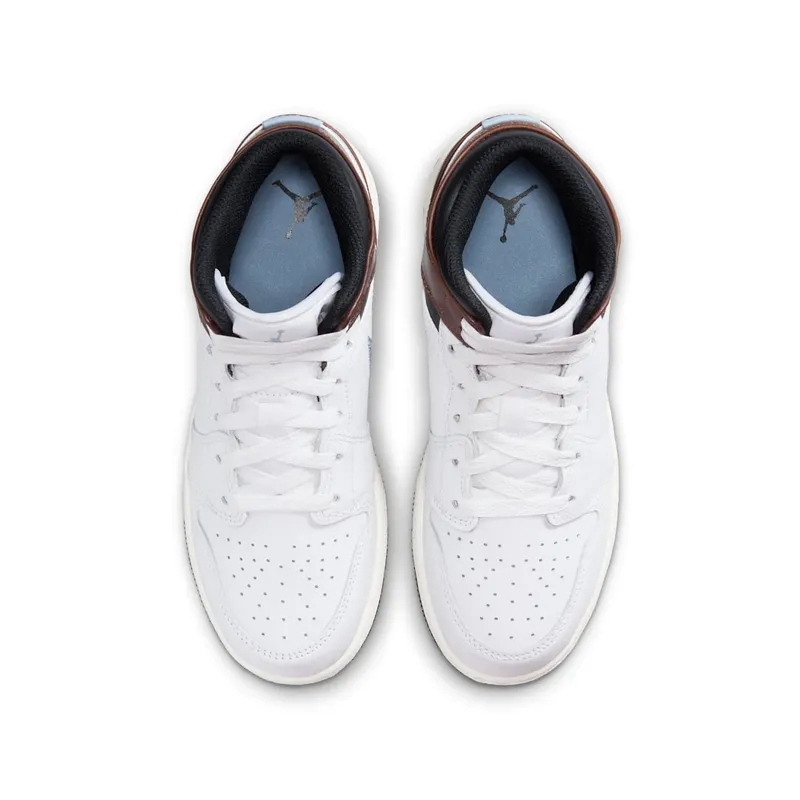 Jordan 1 Mid SE White Brown Blue Grey (FQ8162-142)