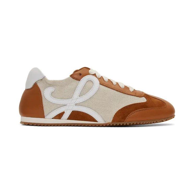 Loewe Beige Ballet Runner Sneakers (453.10.124)