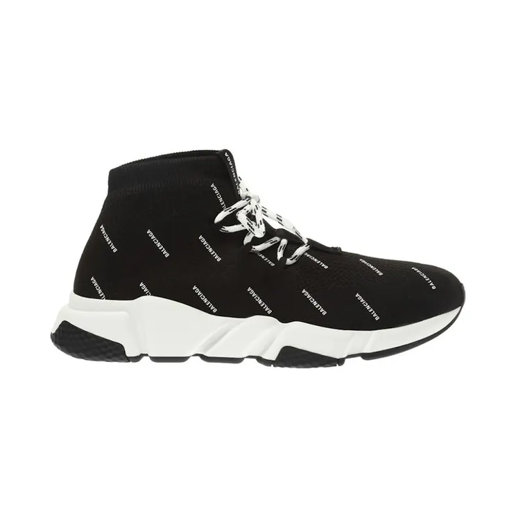 Balenciaga Speed Lace Up All Over Print Black (530358W1HP11006)
