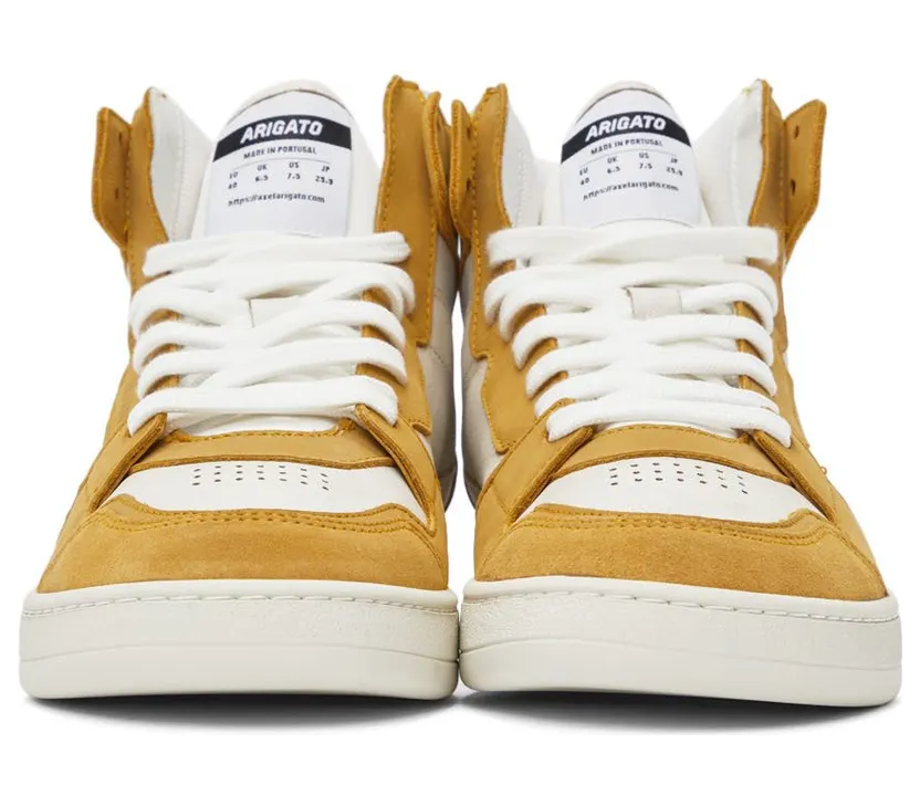 Axel Arigato SSENSE Exclusive Yellow Ace Hi Sneakers (41022) (2)