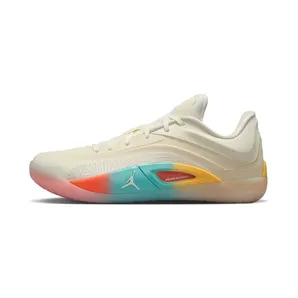 Jordan Zion 4 Low Country “Coconut Milk / Sail / Bright Mango / Aurora Green” (FB1802-102)
