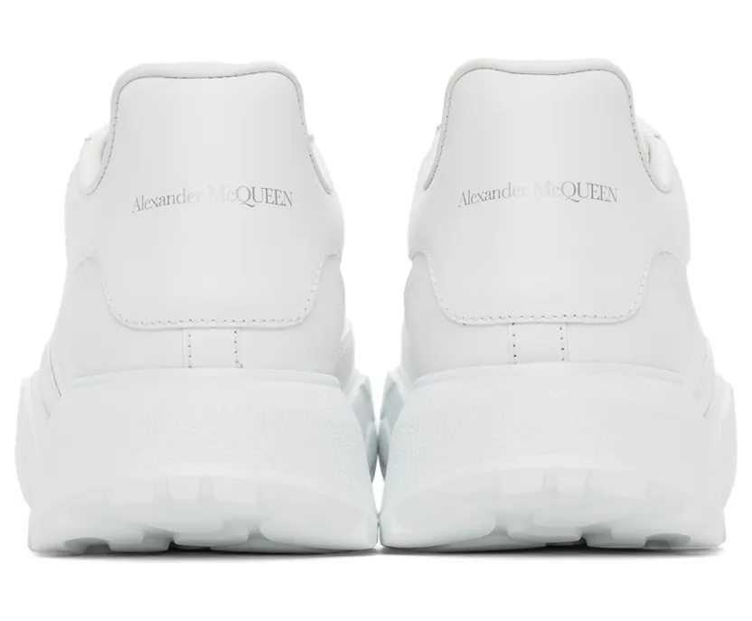 Alexander McQueen White Court Trainer Sneakers (633915WIA98) (4)