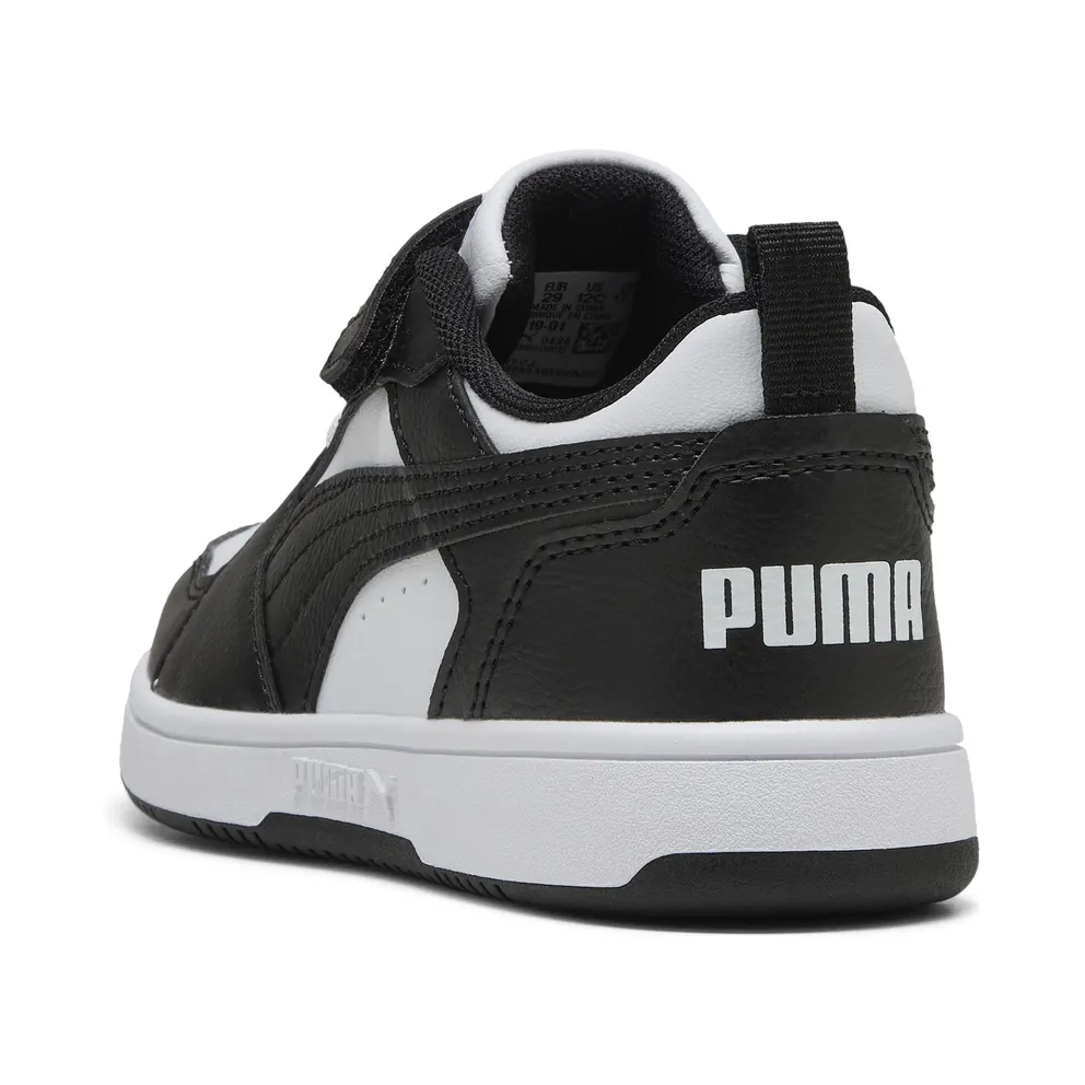 Puma Rebound V6 Lo “Puma White / Puma Black” (397419_01)