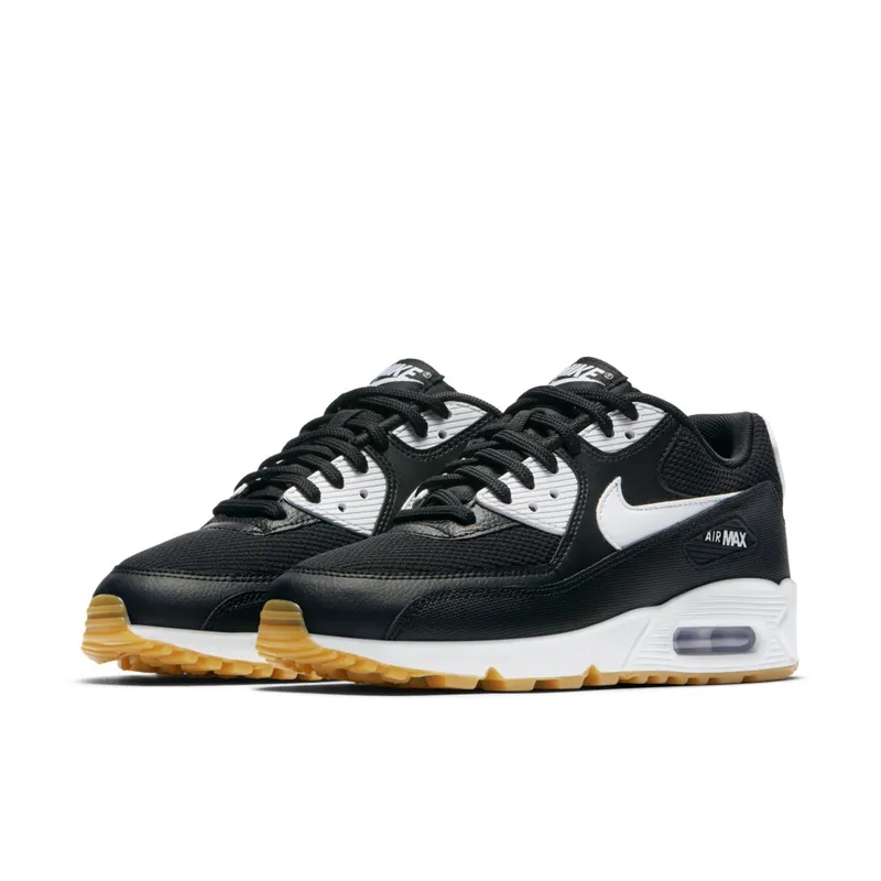 Nike Air Max 90 Black White Gum (W) Black/Gum Light Brown-White-White (325213-055)