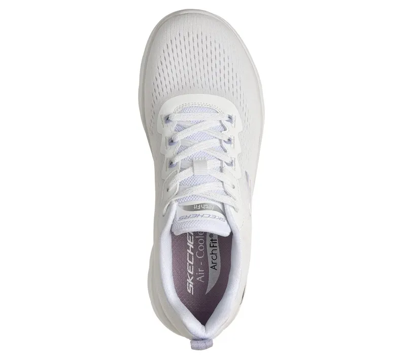 Skechers Arch Fit Summits – Daily Flow Sneaker White/Lavendel