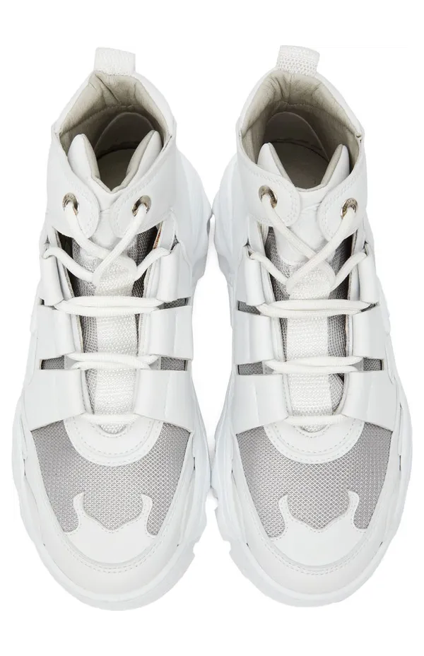 Rombaut White Boccaccio II Future Leather Riot Low WHITE (S21-B-015) (5)