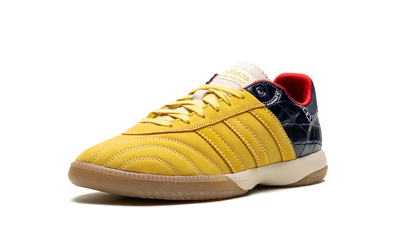 Adidas Samba Millenium “Wales Bonner – Fade Gold / Navy Croc” (IH8407)