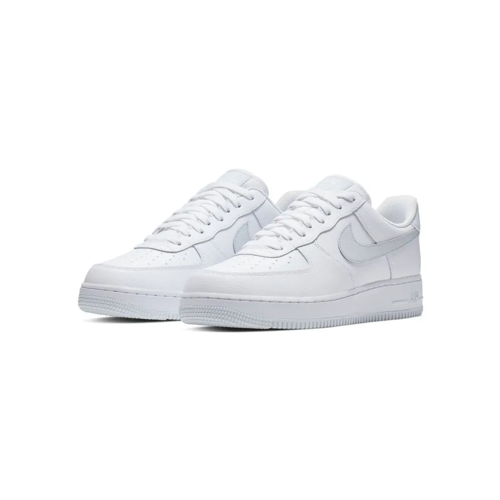 Nike Air Force 1 ’07 White White Metallic Silver Pure Platinum (CD9066-100)
