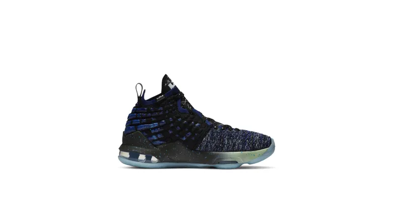 Nike LeBron 17 Constellations (GS) Black/Volt-White (BQ5594-407)