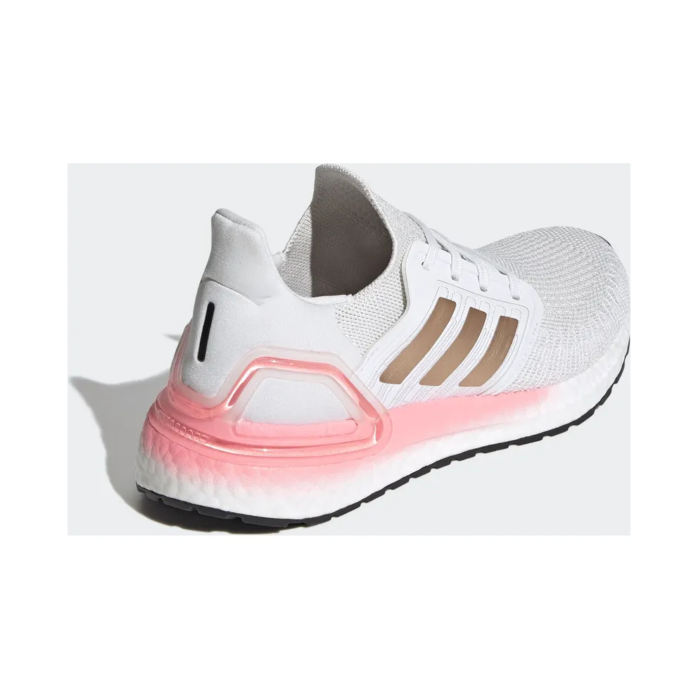 adidas Ultra Boost 20 White Copper Flash Red (W) Crystal White/Copper Metallic/Light Flash Red (EG0724)