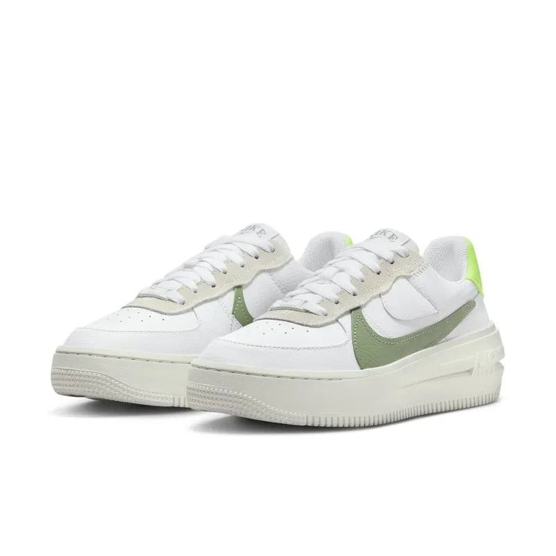 Nike Air Force 1 PLT.AF.ORM White Oil Green (FJ4739-100)