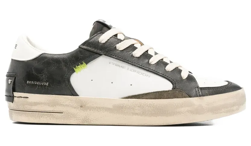 Crime London Sneakers aus Leder – Weiß (11105AA8)