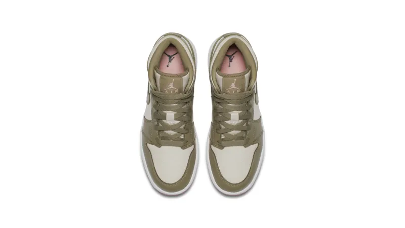 Jordan 1 Mid Trooper Bleached Coral (GS) Trooper/Bleached Coral (555112-225)