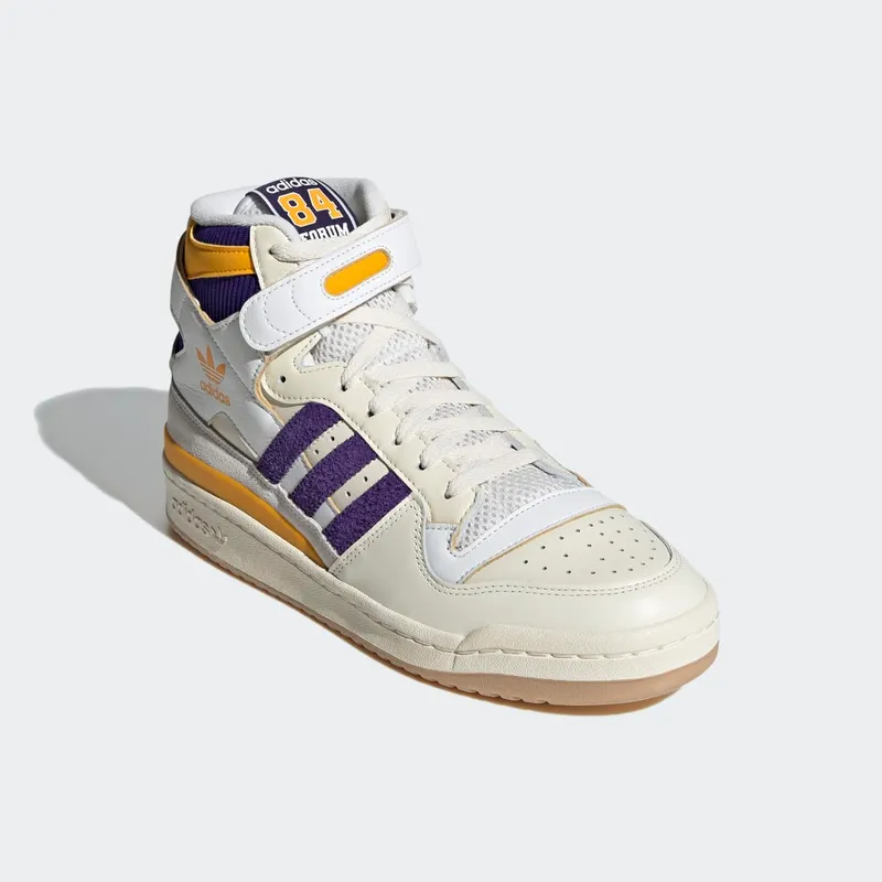 Adidas Forum 84 High Cream White / Collegiate Purple / Collegiate Gold (GX9054)