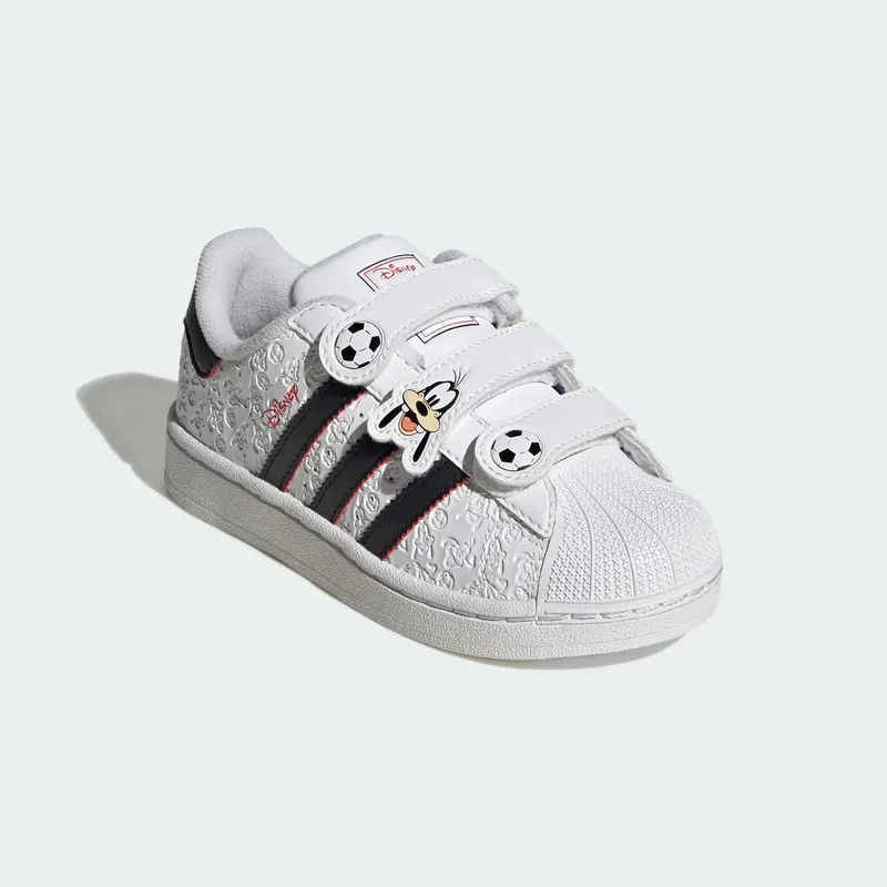 Adidas ADIDAS DISNEY SUPERSTAR II COMFORT CLOSURE Shoes Cloud White / Core Black / Red (IH4635)