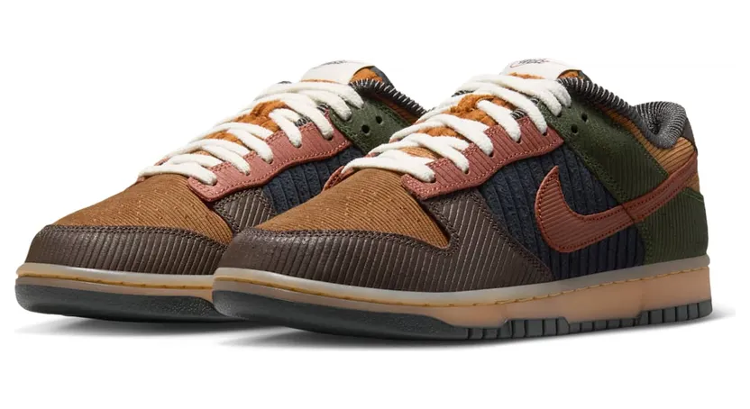 Nike Dunk Low Retro Premium (IB7746-201): een Dunk in ribfluweel (5)