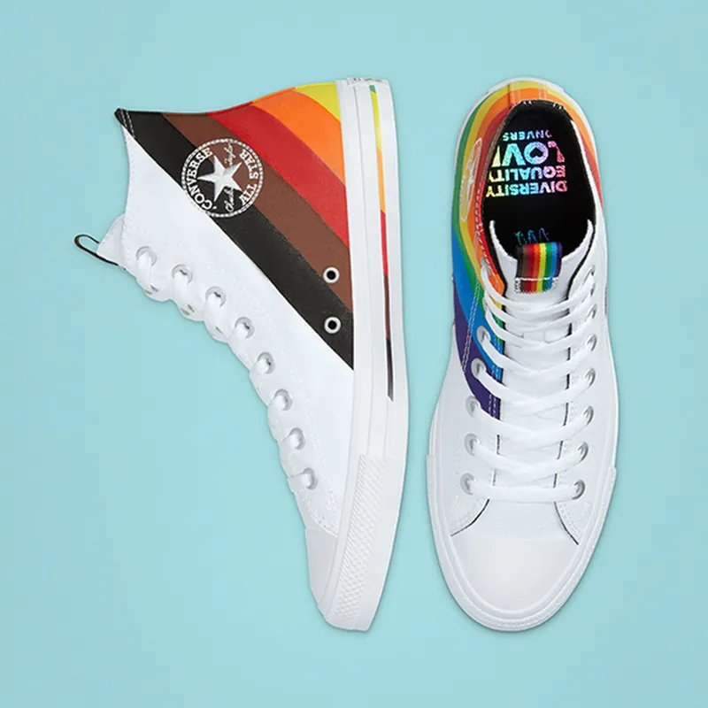 Converse Chuck Taylor All-Star Hi Pride White (2020) White/University Red (167758C)