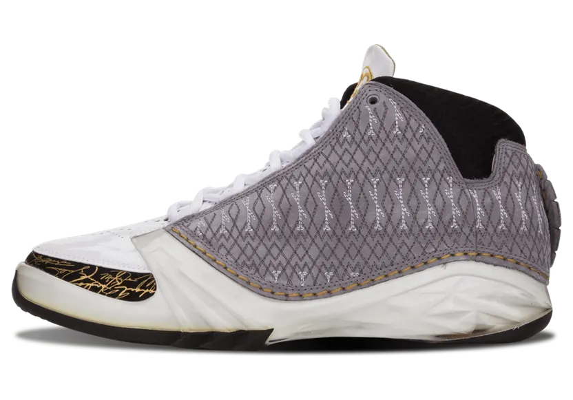 Air Jordan 23 OG ‘White Stealth’ White/Stealth/Black/Metallic Gold (318376-102)