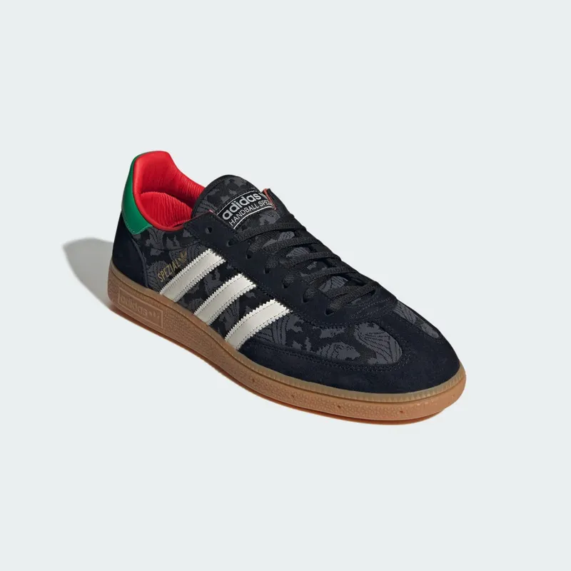 Adidas HANDBALL SPEZIAL Shoes Core Black / Core White / Green (HQ7261)