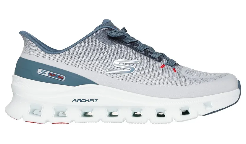 Skechers Slip-ins: Arch Fit Glide-Step Pro Sneaker Licht Grijs/Blauw