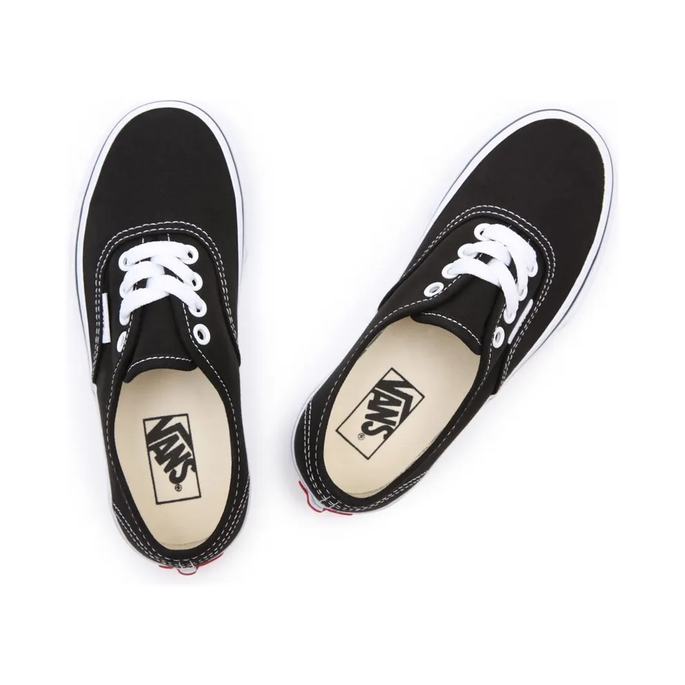 Vans Kids Black Authentic Little Kids (VN000WWX6BT1)