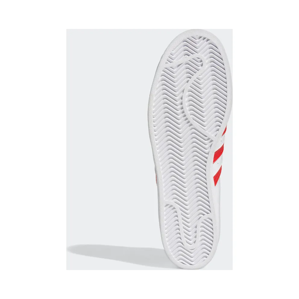 Adidas SUPERSTAR SHOES Cloud White / Vivid Red / Cloud White (GZ3741)