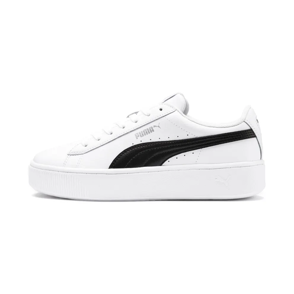 Puma Vikky Stacked White/Black (369143-07)
