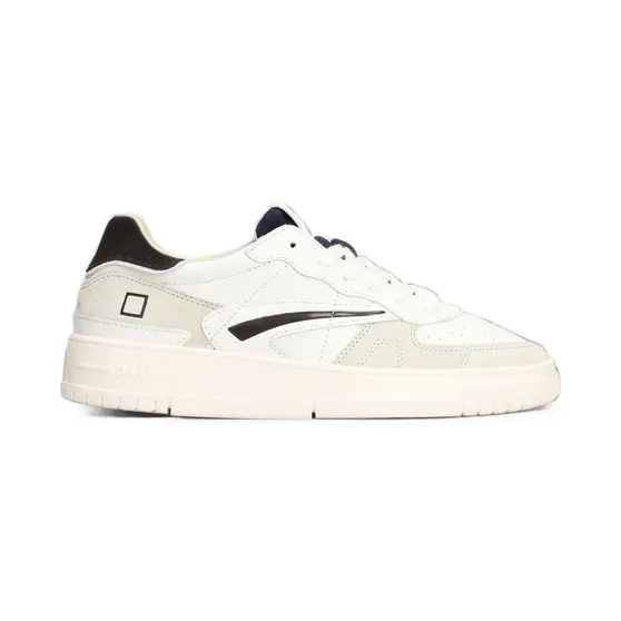 D.A.T.E. Torneo Pure panelled leather “White” (M451TPCAWN)