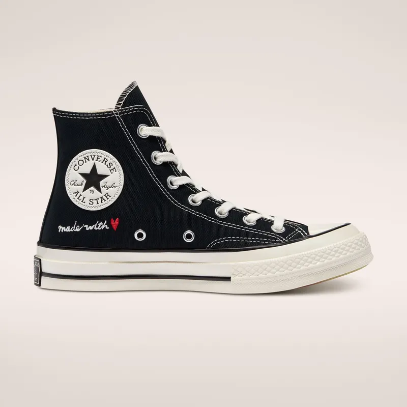 Converse Chuck 70 High ‘Valentine’s Day – Black’ Black/Egret/Black (171118C)