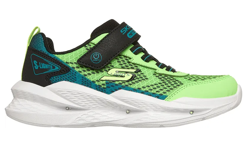 Skechers S-Lights: Meteor-Lights 2.0 Sneaker Limoen/Zwart